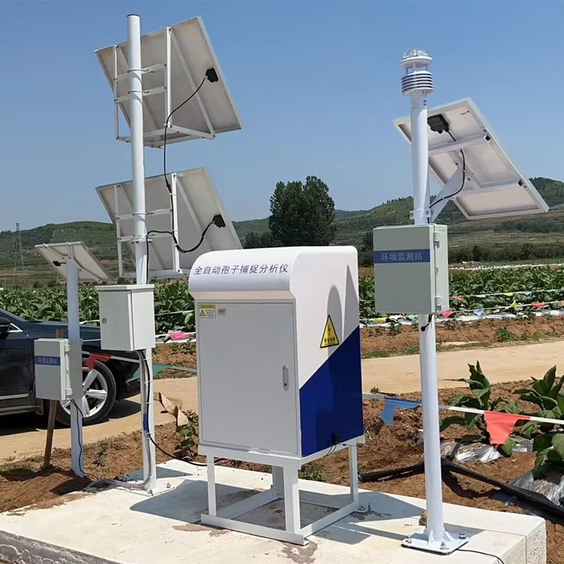  壹定发农业四情监测系统在潍坊农业产业园装置